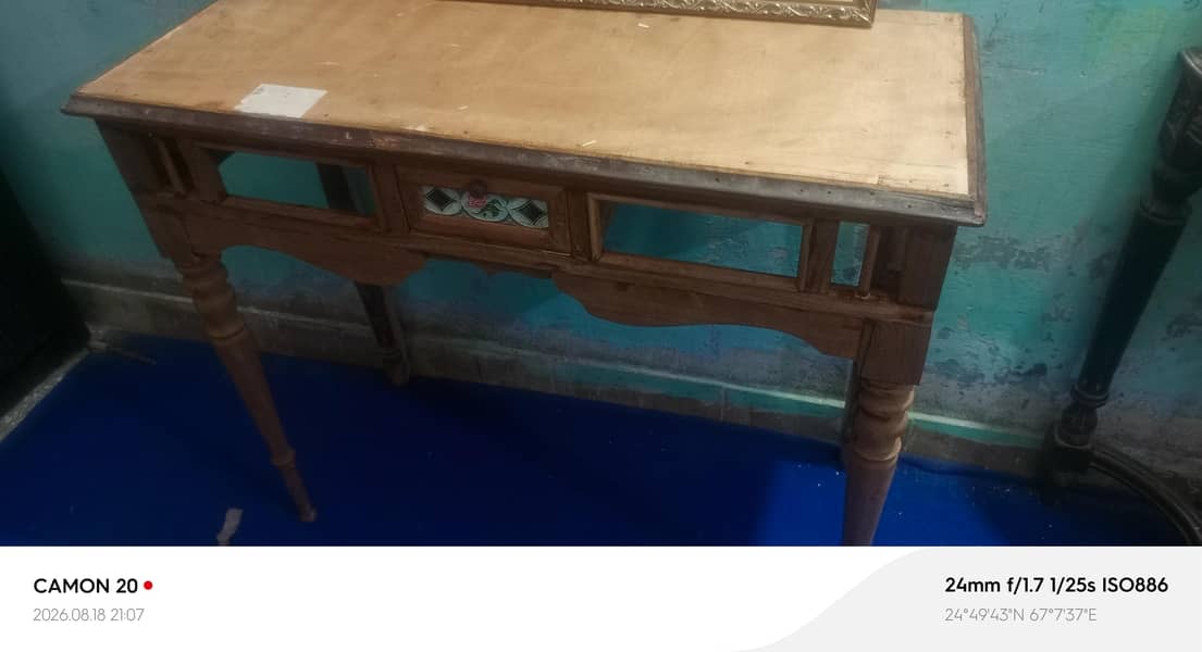Antique consol table 3
