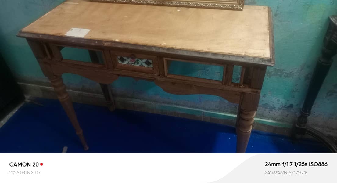 Antique consol table 8