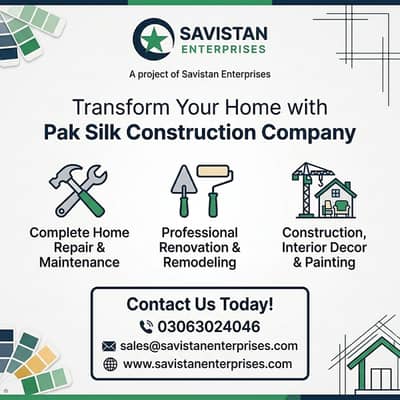 Ghar Ki Repair, Renovation Aur Paint? Hum Hain Aap Key Sath!