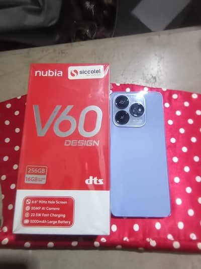 Zte nubia V60 Design            urgent sale
