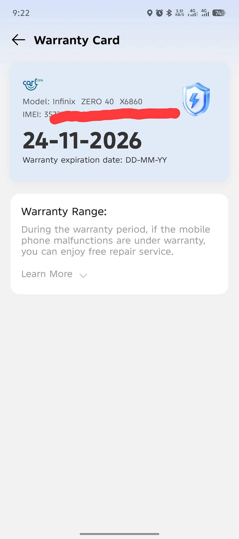 Infinix Zero 40 5