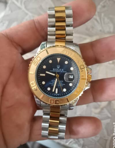 Rolex submariner semi automatic watch h jisy chahye wo rabta kry