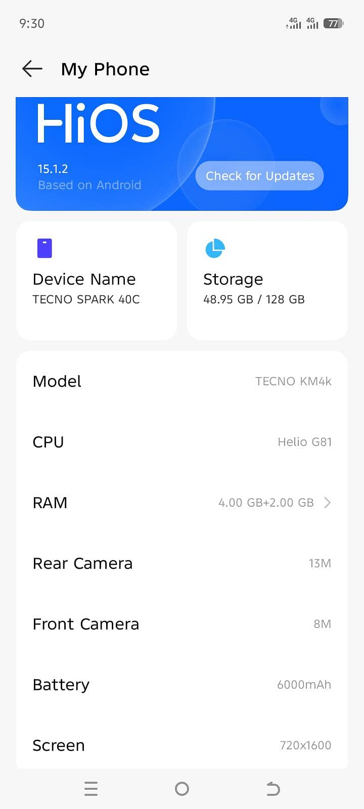 Tecno Other Model 1