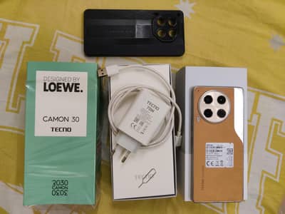 tecno camon 30.16/256 complete accessories