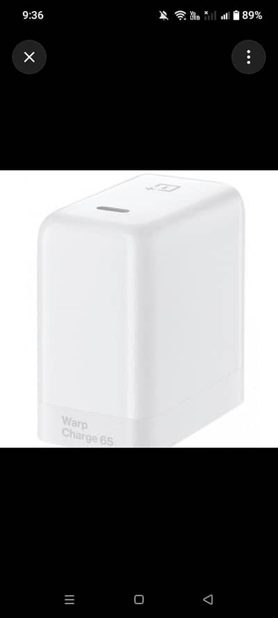 OnePlus Wrap Used Charger 65 W