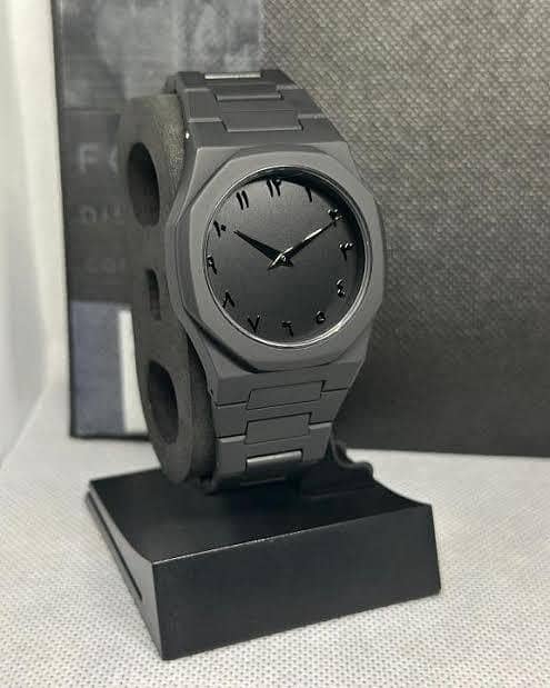 special  Premium  Arabic Aura Watch 2026 watch: Luxury Minimalist Design with Butterfly Clasp & Fiber Chain for Men