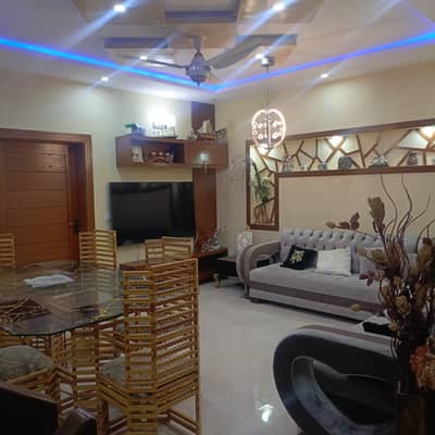 8 Marla furnished house available per day 25000