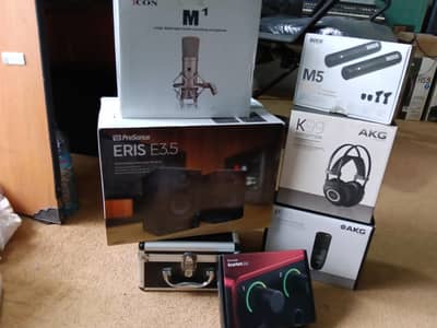 presonus Eris 3.5 studio monitors.