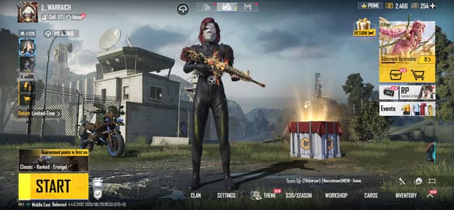 Pubg Mobile Rank push available
