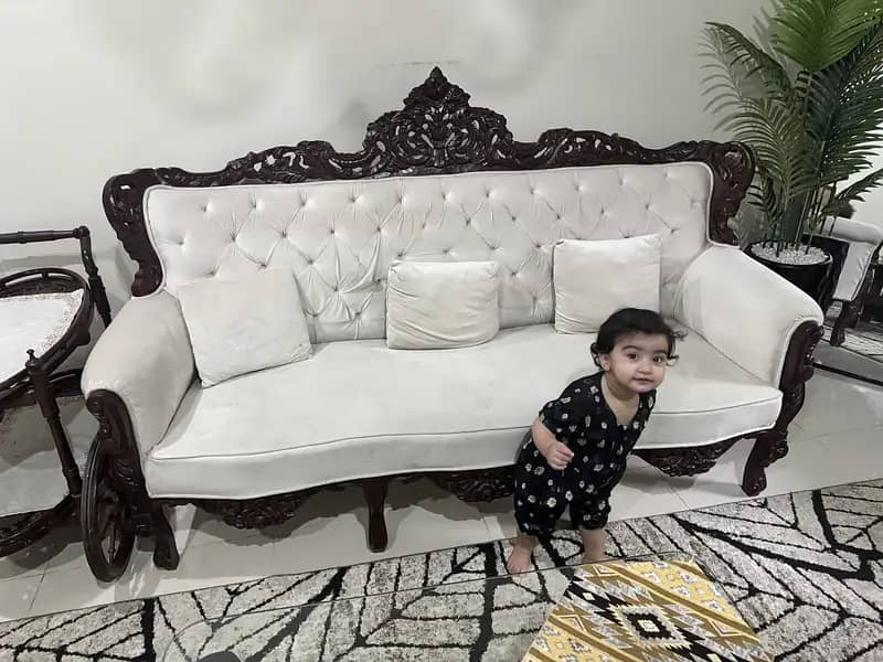 Solid wood chinioti sofa 4