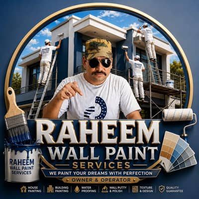 wall painter, Wood polish , Gray structure paint works in new city 11