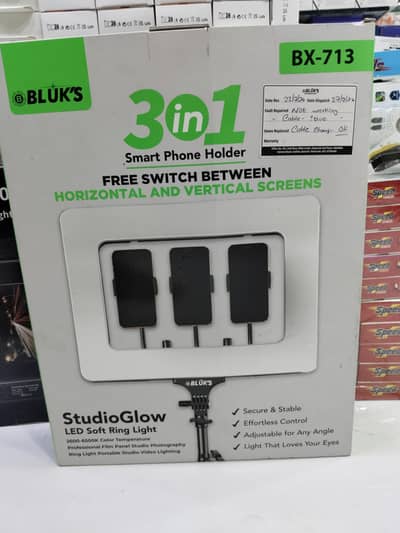 BLUK'S 3in1 Ring Light