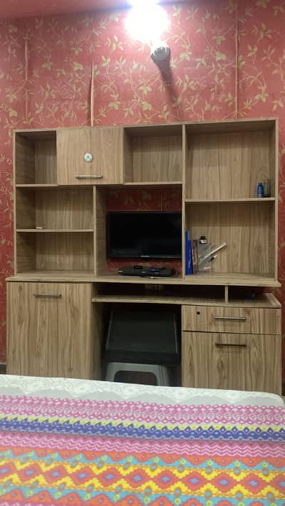 Study Table with Shelves & Storage