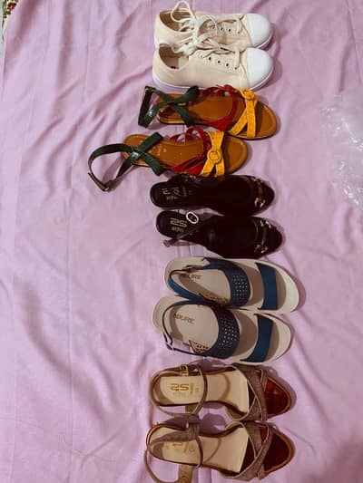 Ladies Shoes & Sandals – 5 Pairs Bundle