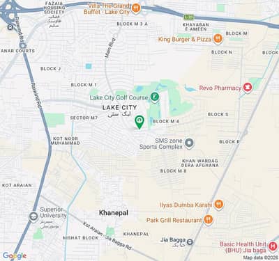 12.5 MARLA HOT LOCATION PLOT AVAILABLE FOR SALE IN LAKE CITY - SECTOR M-6