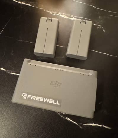 Original Genuine DJI Mini 2 Batteries (2x) & 3-Way Charging Hub