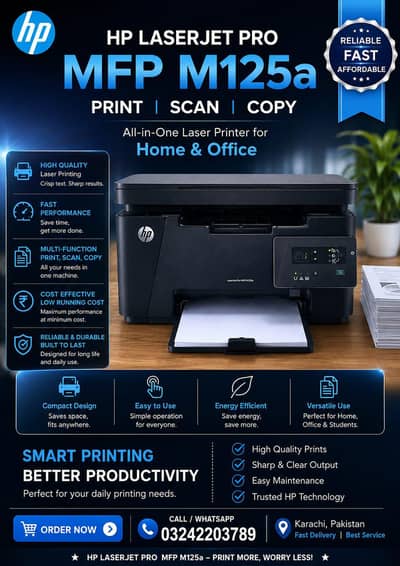 HP Printer LaserjetPro M125a