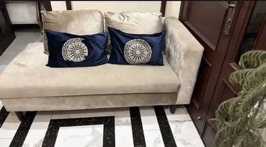Three seater one piece sofa