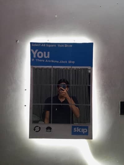 "Proof Of Human Mirror"