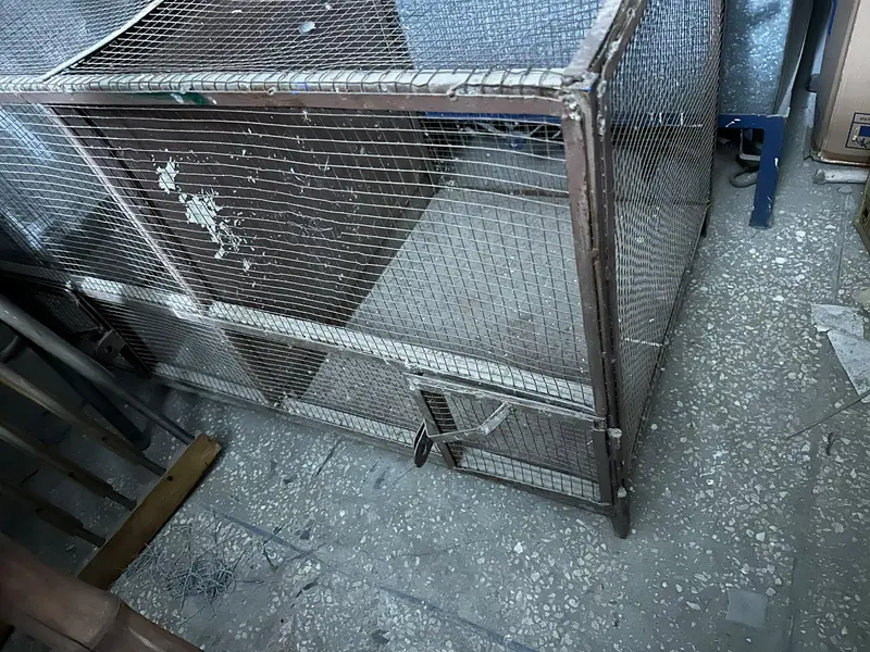 Metal strong cage 3.5 x 2 Fts 2 section cage 2 Doors — photo 6