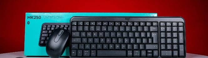 Logitech Mk 250 wireless Combo (Bluetooth) Box Pack 1