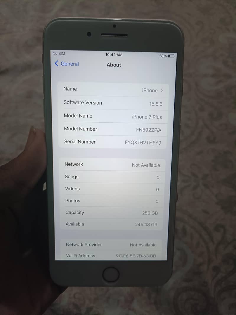 iphone 7 plus     PTA 1
