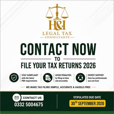 TAX FILING IN RAWALPINDI & ISLAMABAD | TAX LAWYERS