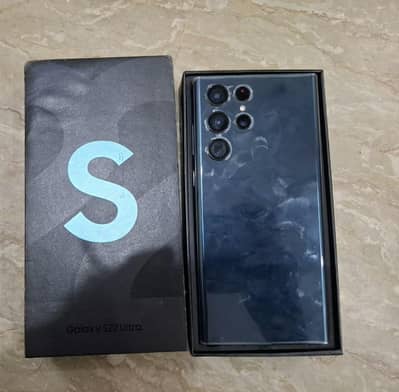 Samsung Mobile S22 Ultra with box