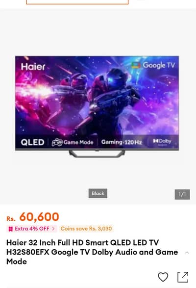 Haier brand new Led smart tv for sale