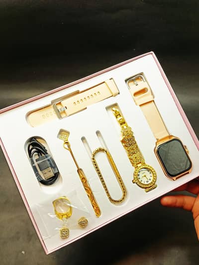 Ladies Smart watch with Jewellery