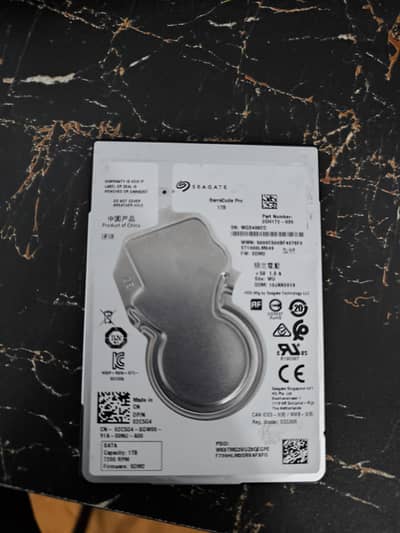 Seagate BarraCuda Pro 1TB 2.5-inch SATA 7200RPM