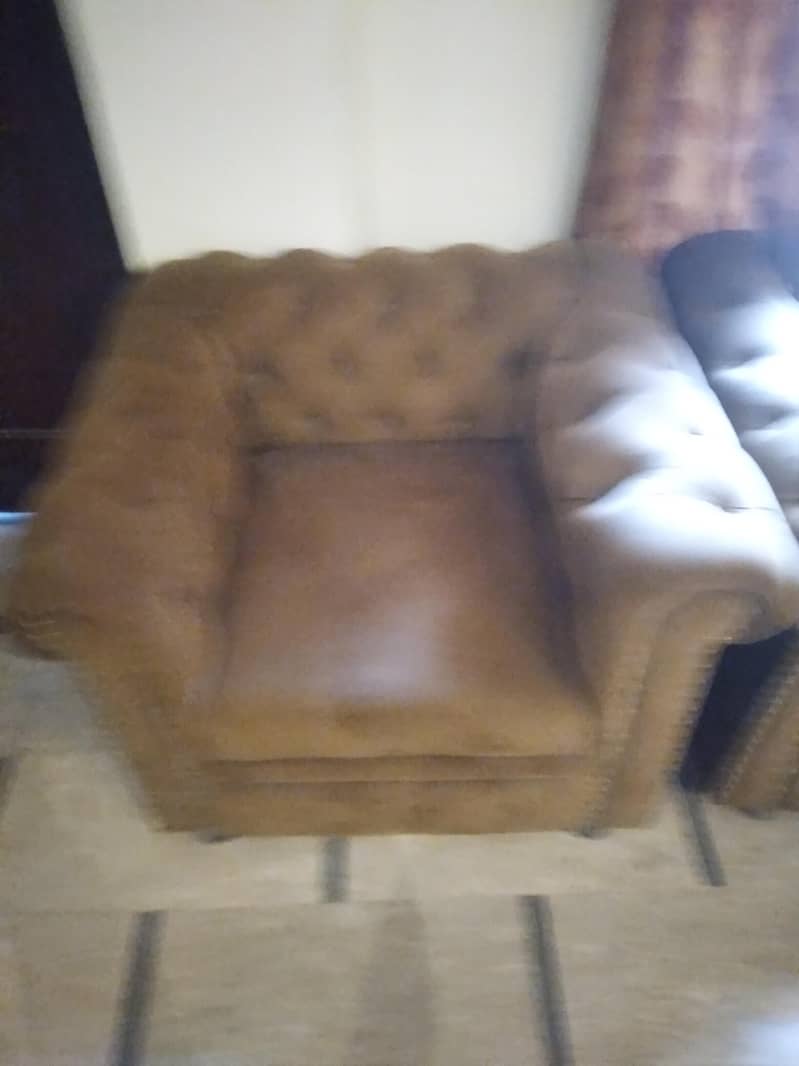 Chesterfield sofas 2 single seats 3