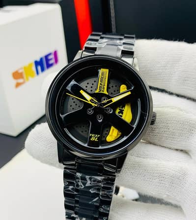 Rim rotating watch