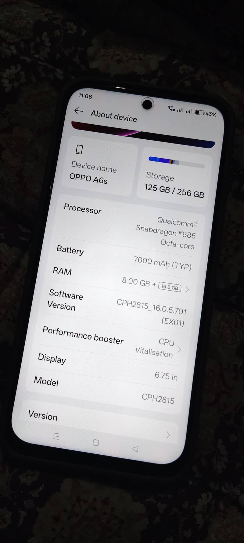 OPPO A6s 1