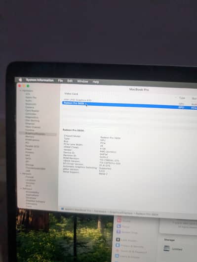 MacBook Pro 15-inch 2018 (A1990) Core i9 • 32GB RAM • 1TB SSD • 4GB Gr