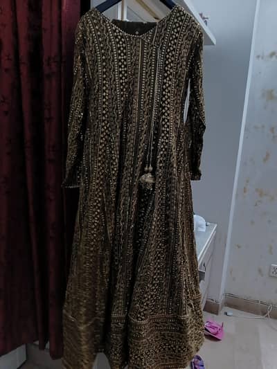 heavy embroidery maxi