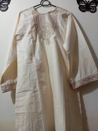Brand new women embroidered 2 piece suit