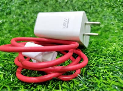 Original OnePlus 100W SUPERVOOC Charger + USB-A to USB-C Cable*