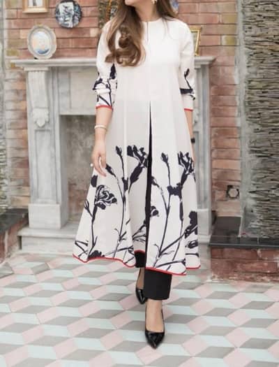 Semi Formal Gown | Silk Floral Gown