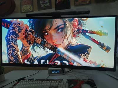 Gaming Moniter 34"inches 2k curved