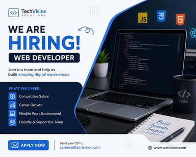 need a web developer to make an website