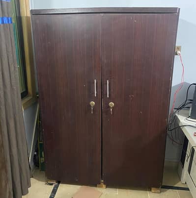2 Door Lamination Wardrobe / Almari for Sale
