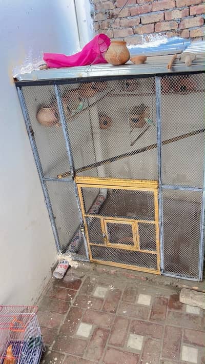 Birds cage 5/5 fet made with metal angle
