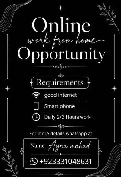 Online business Opportunity