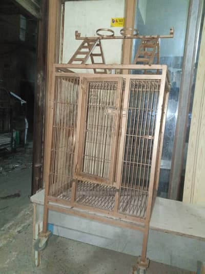 raw parrot cage