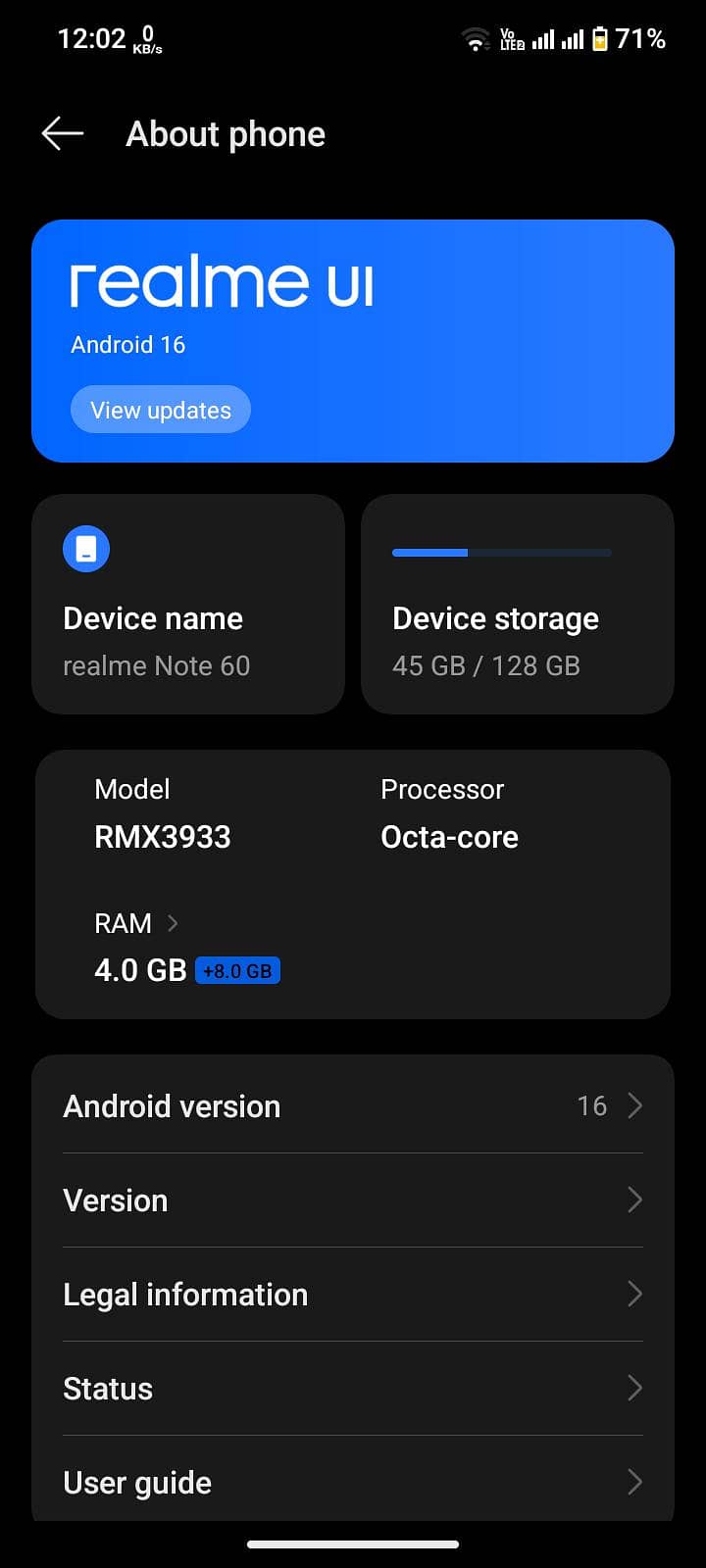 Realme Note 60 3
