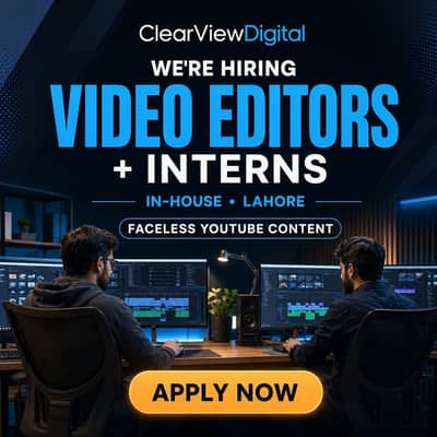 Video editors Required