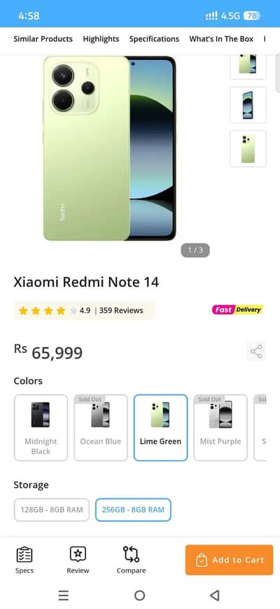 Xiaomi Redmi Note 14