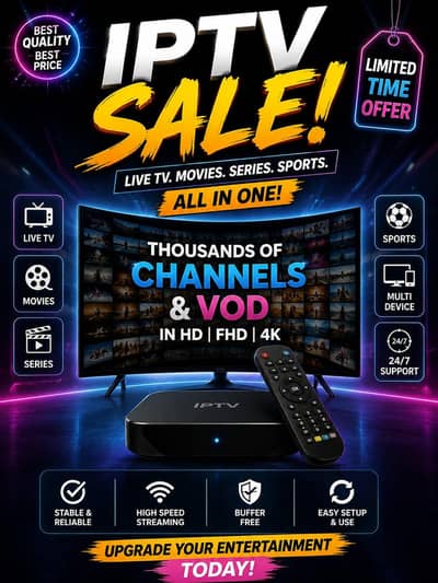  Premium IPTV – Unlimited Entertainment 