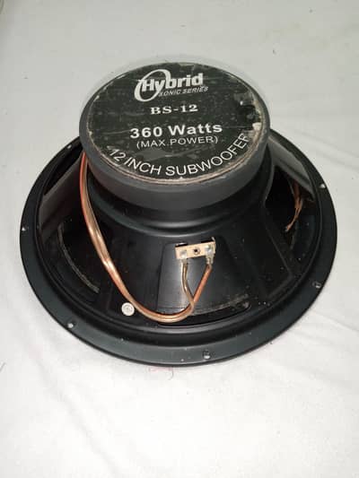 Hybrid sonic Series 12 inch subwoofer